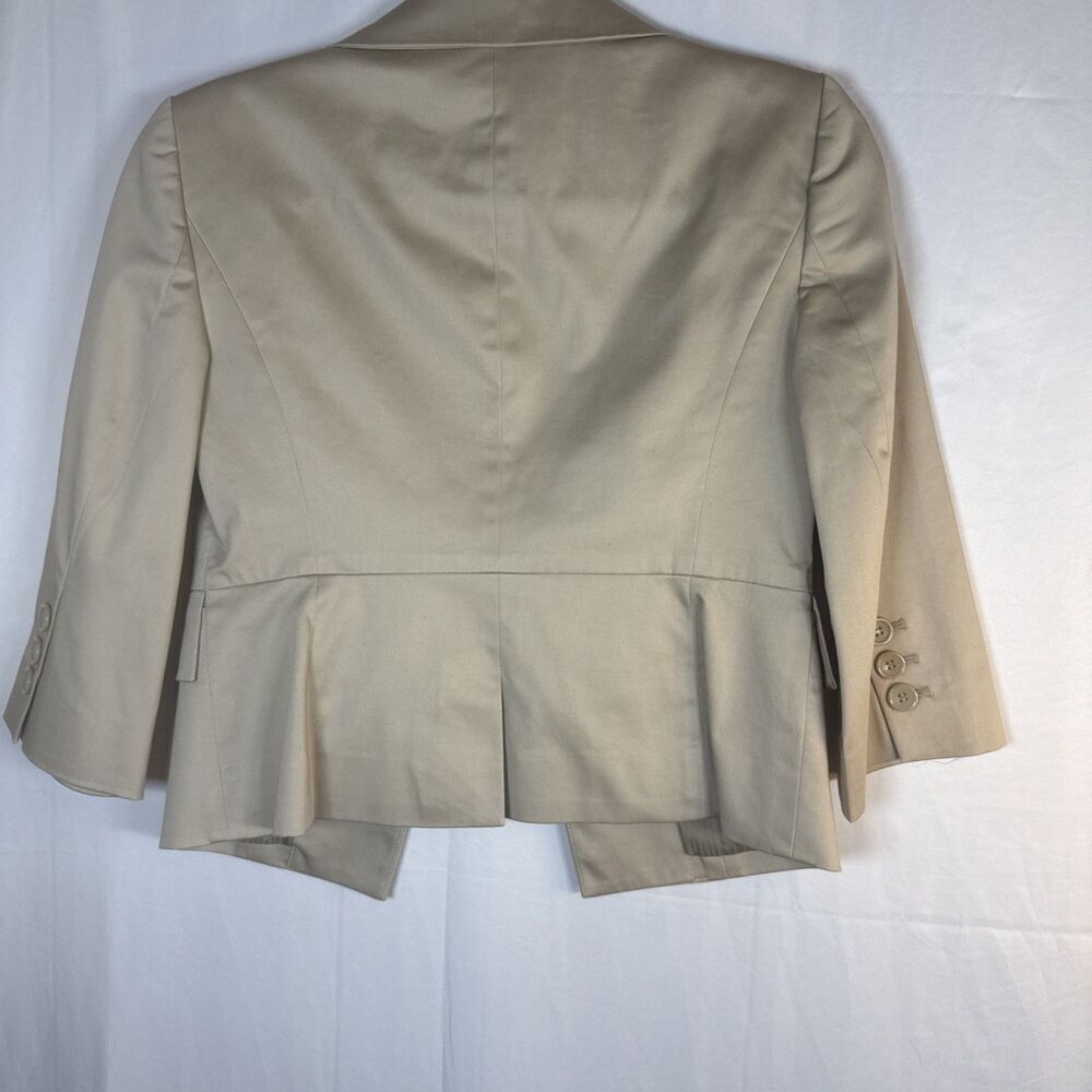 The Limited Khaki Suit Blazer Size XS Preowned 3/4 Sleeves - Picture 14 of 15